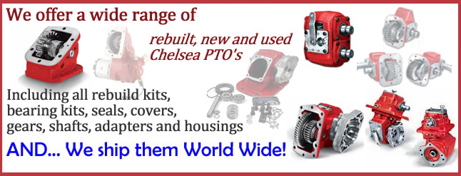 Discount Chelsea PTO Parts and Chelsea PTOs.